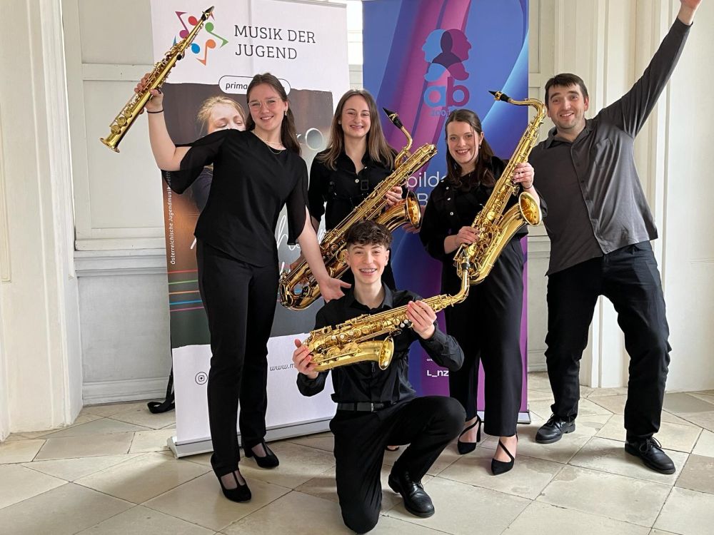 Erster Preis für Saxophonquartett bei Prima la Musica! 